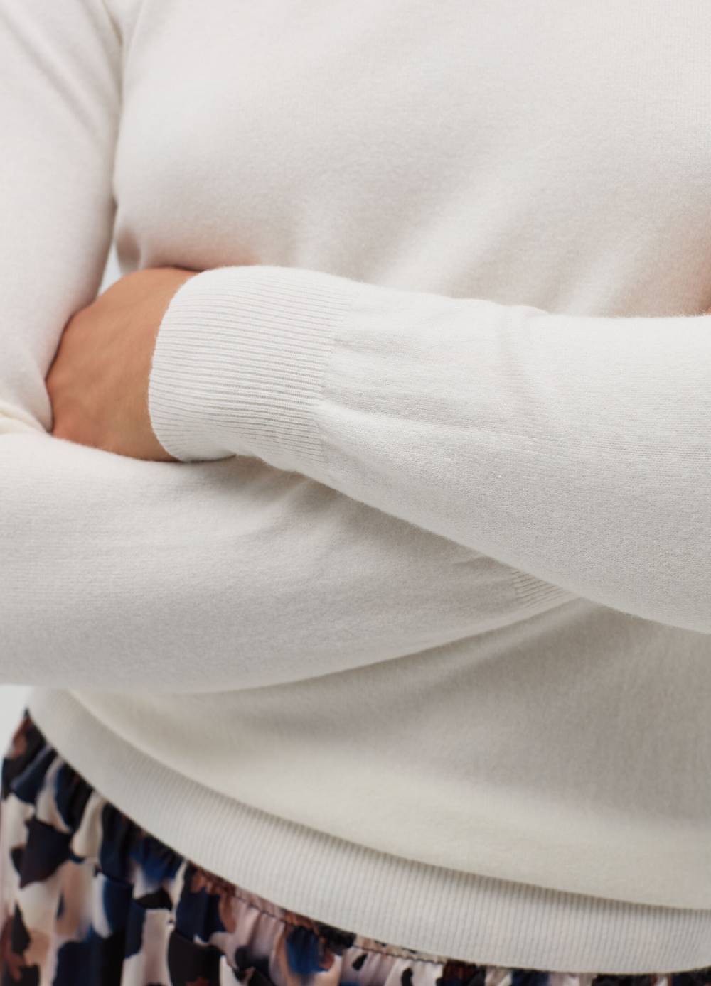 HYBRID Pullover girocollo con piccolo risvolto Comprare a buon mercato