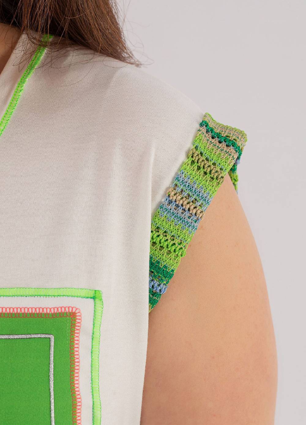 OCTOBER T-shirt con stampa cocktail Curvy Offerta Pasqua