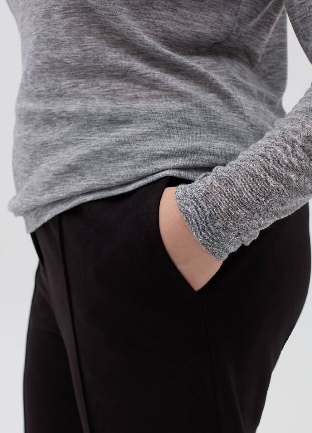 MYA Maglia maniche lunghe a collo alto Curvy Promozione temporanea