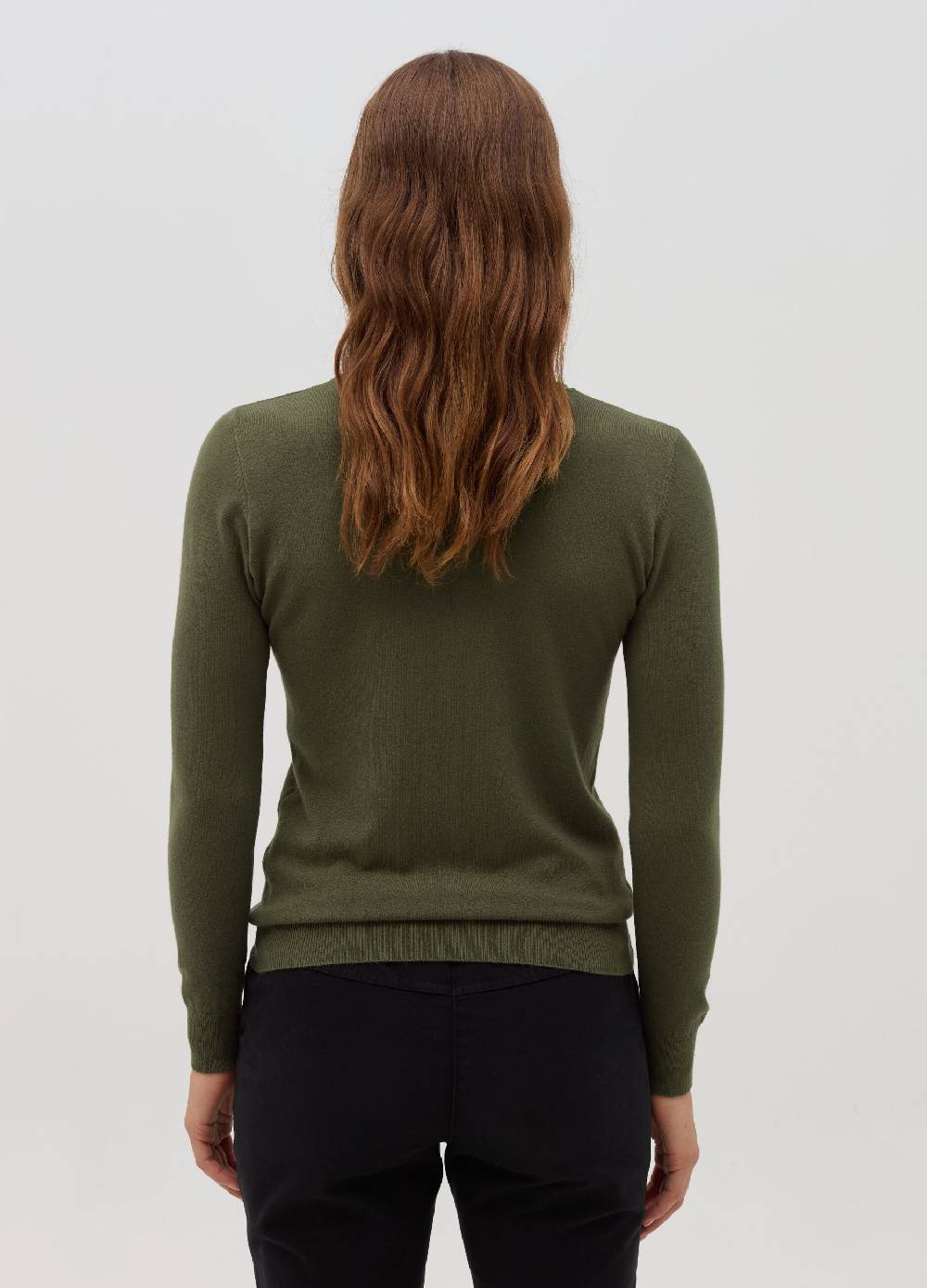HYBRID Pullover girocollo con piccolo risvolto Fino al 60% di sconto