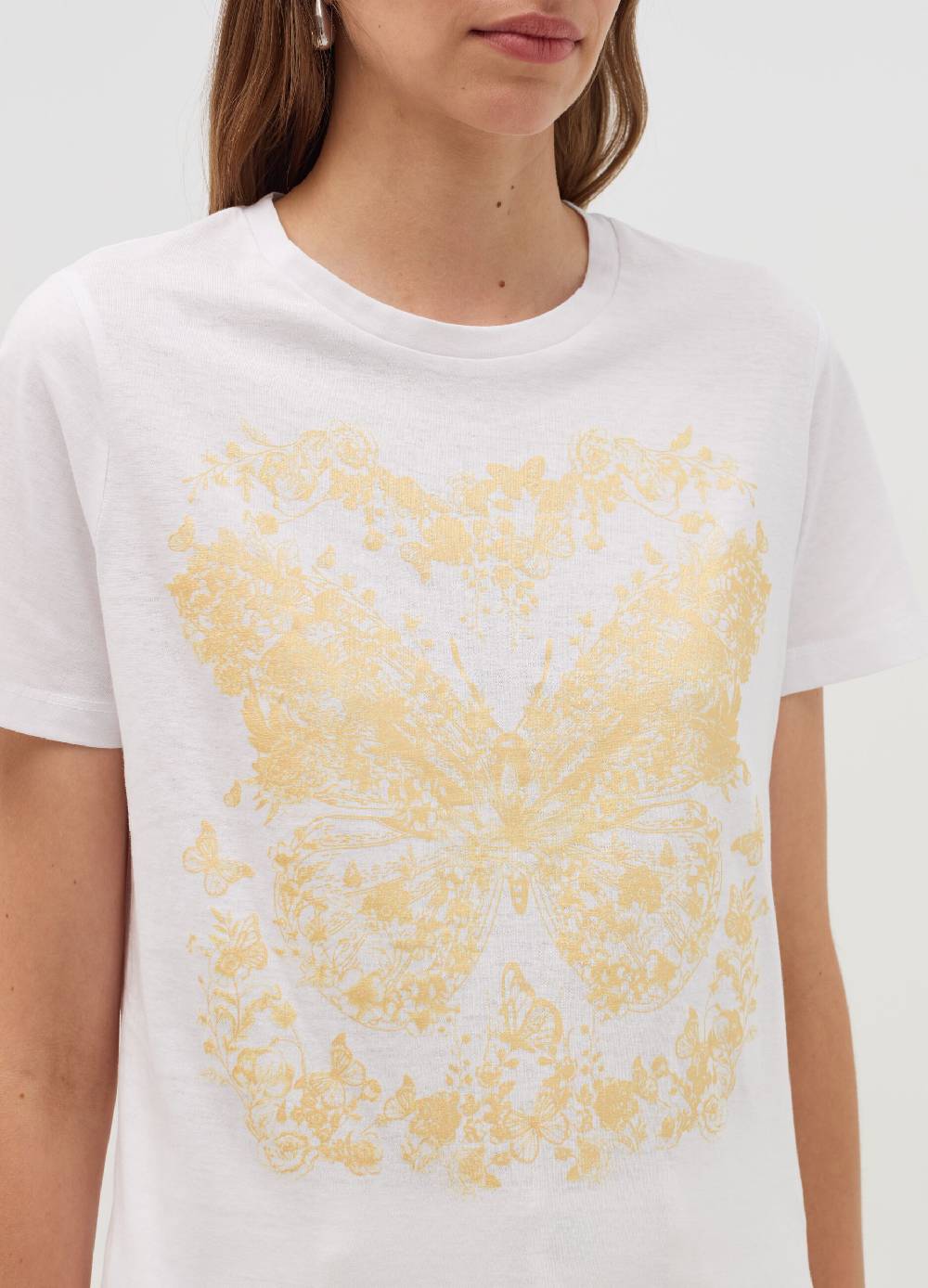 OVS T-shirt con stampa farfalle e fiori Sostegno trimestrale