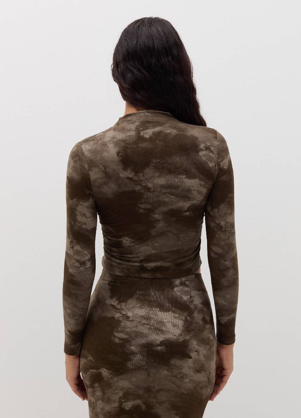 B. ANGEL T-shirt a maniche lunghe camouflage Fino al 55% di sconto