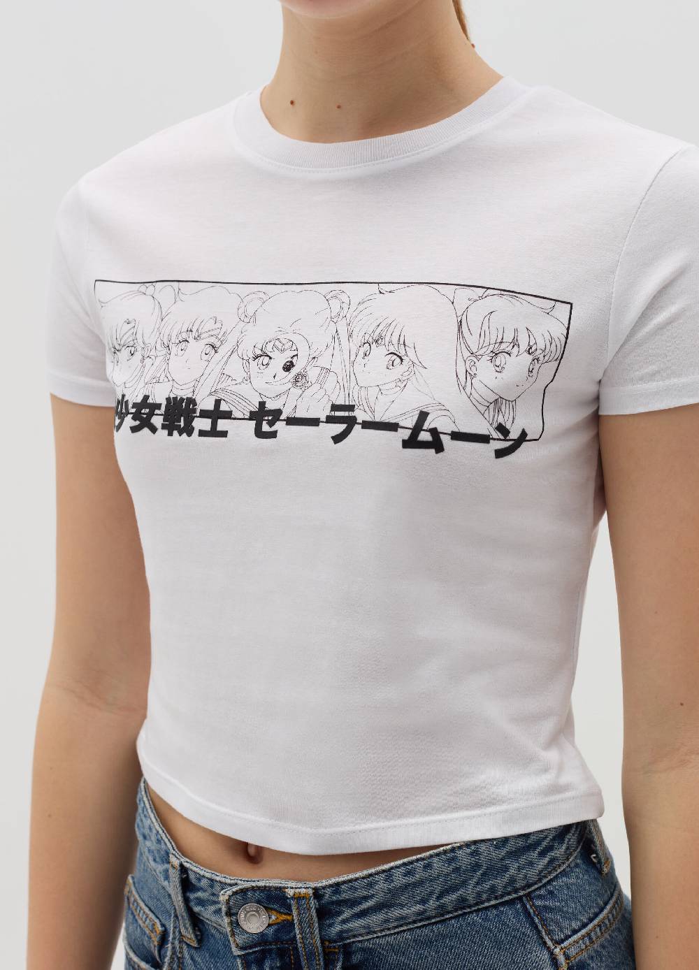 B. ANGEL T-shirt con stampa Sailor Moon 50% di sconto per tempo limitato