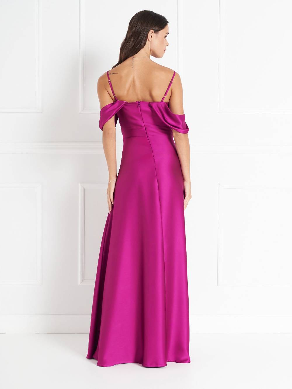 Rinascimento Abito Lungo atelier Lampone Shopping Online