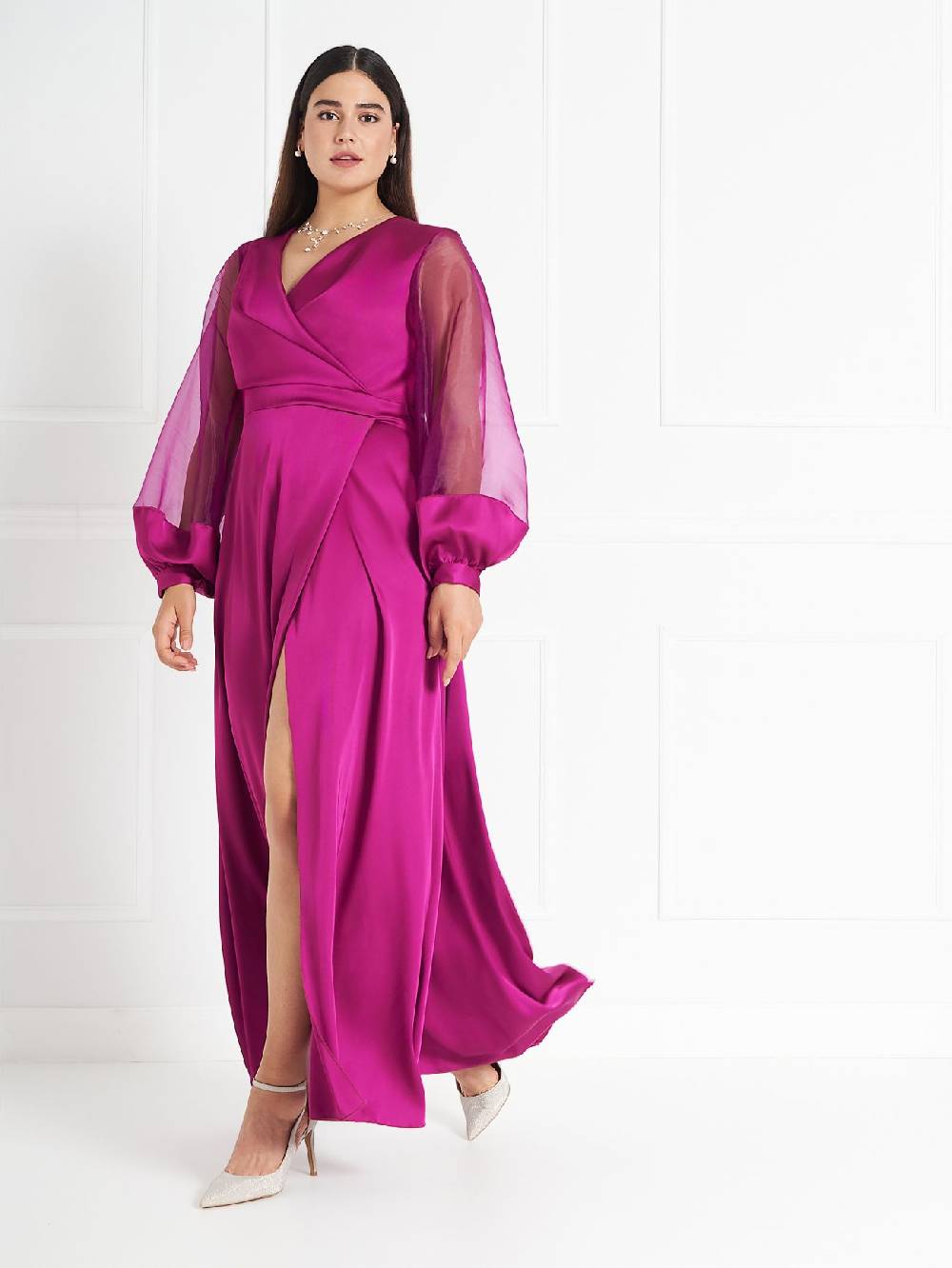 Rinascimento Abito Curvy atelier Lampone Novità