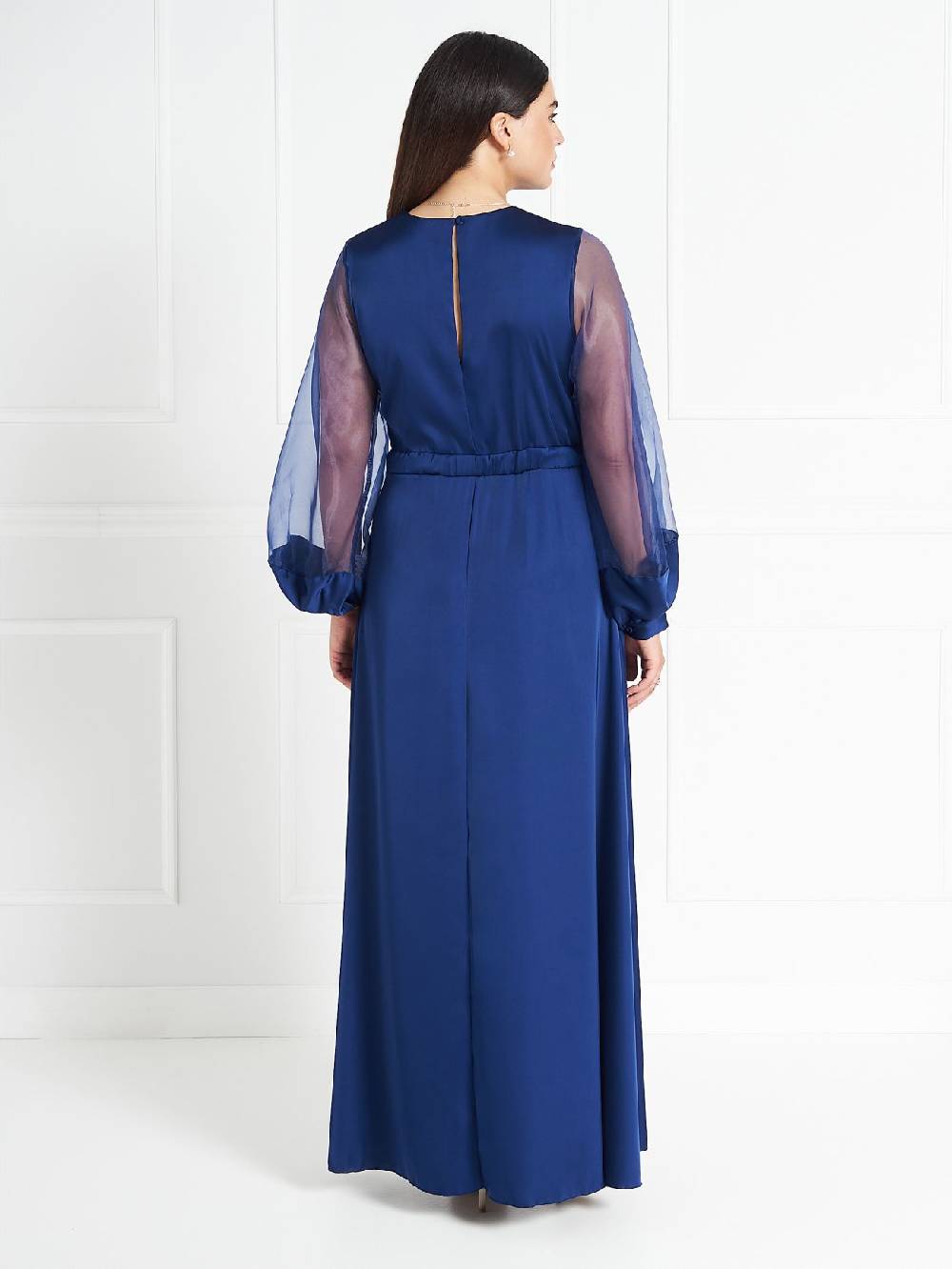 Rinascimento Abito Curvy atelier Blu In Vendita