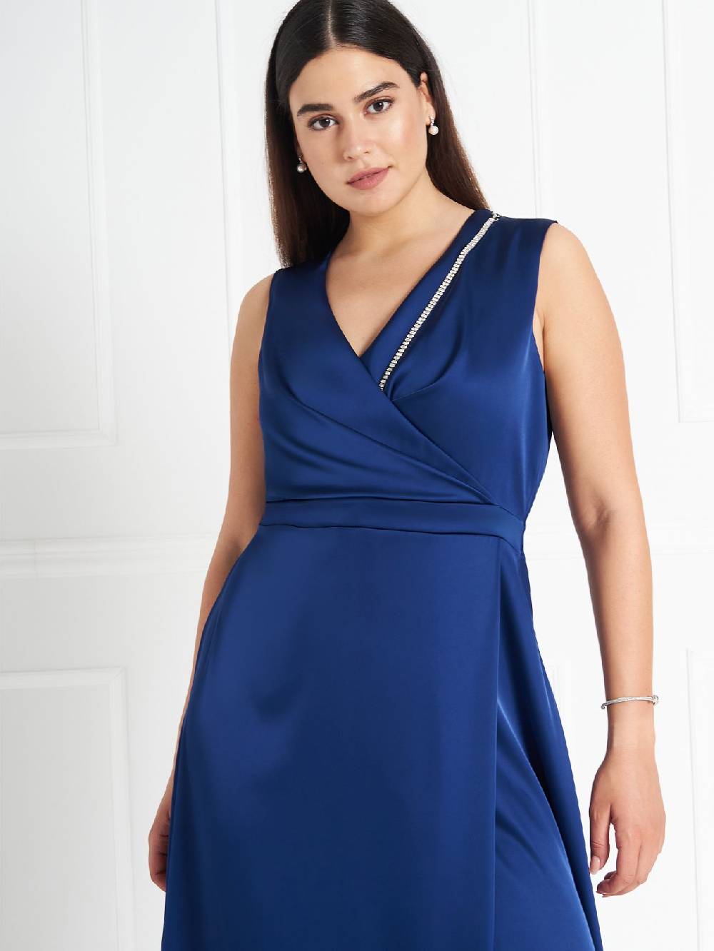 Rinascimento Abito Curvy atelier Blu Offerte