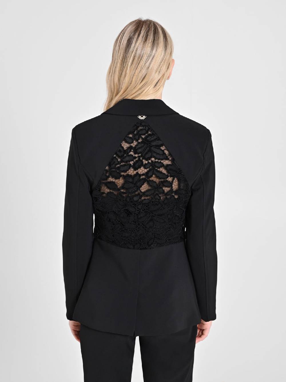 Rinascimento Giacca con inserto Pizzo & Velluto Italia