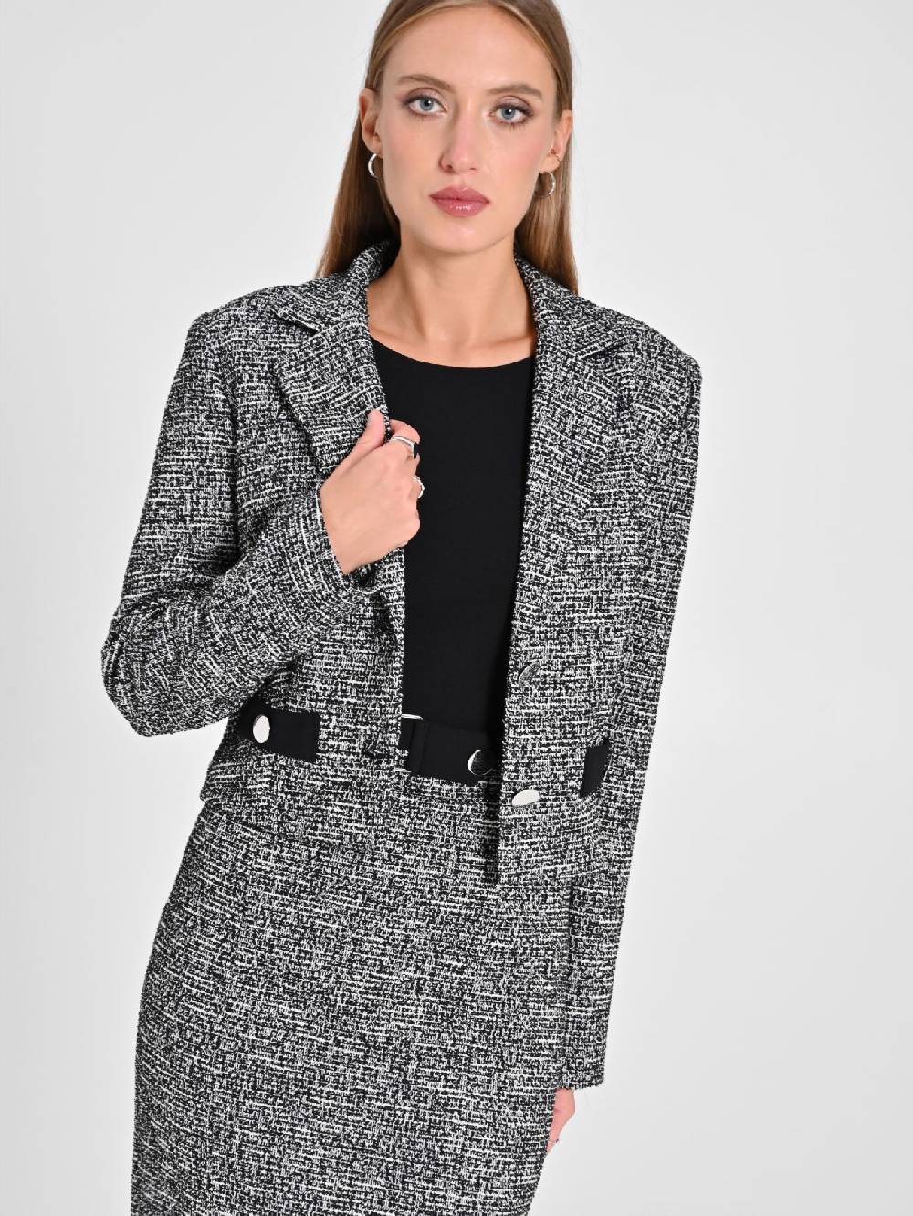 Rinascimento Giacca Tweed Lurex Promozione