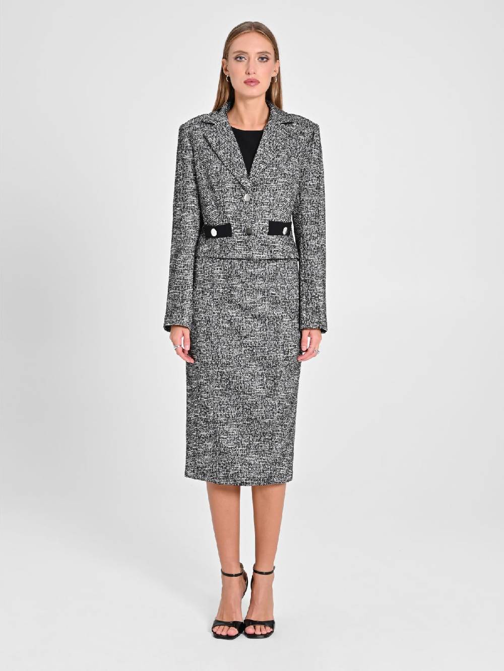 Rinascimento Giacca Tweed Lurex Promozione