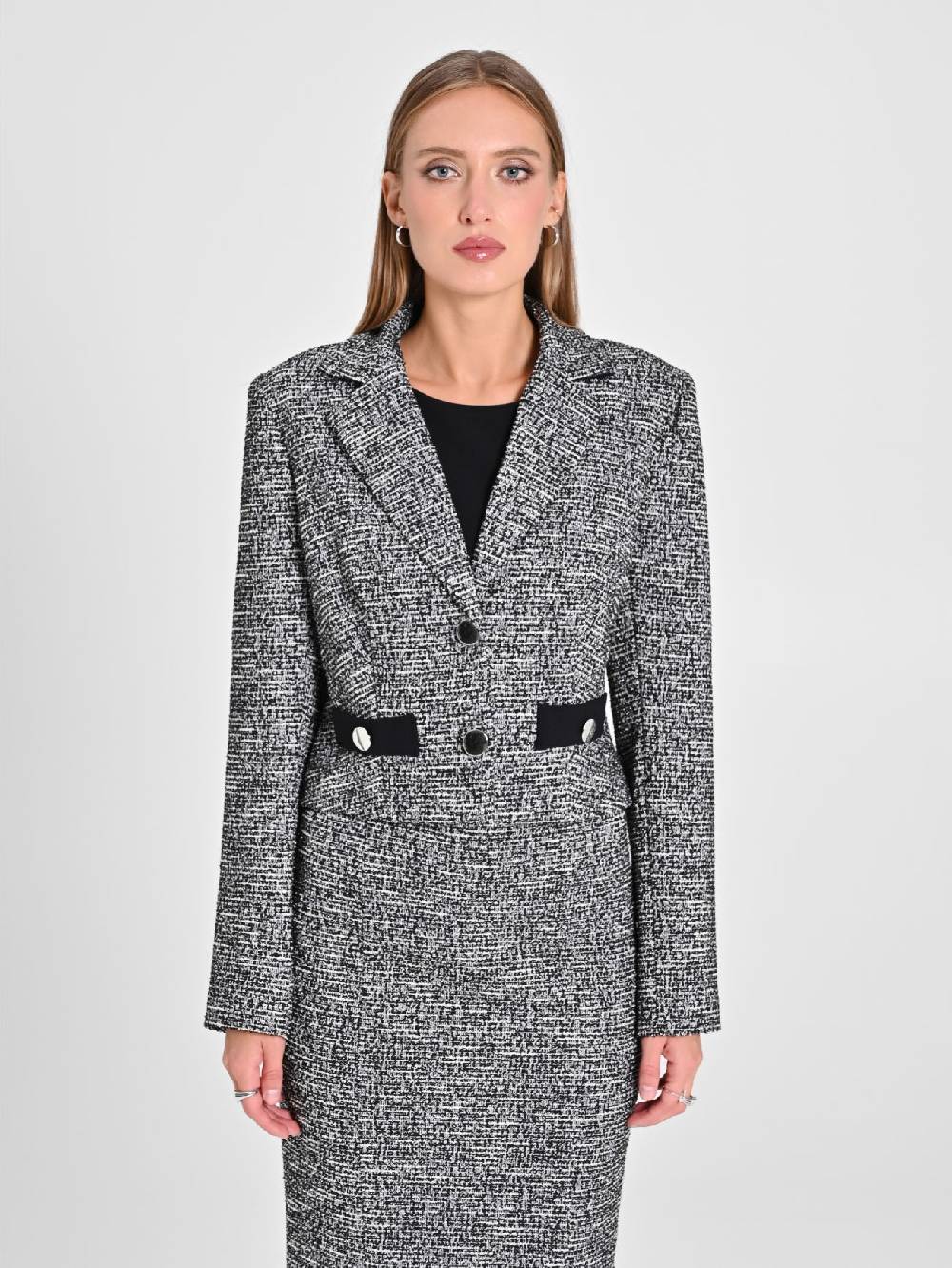 Rinascimento Giacca Tweed Lurex Promozione
