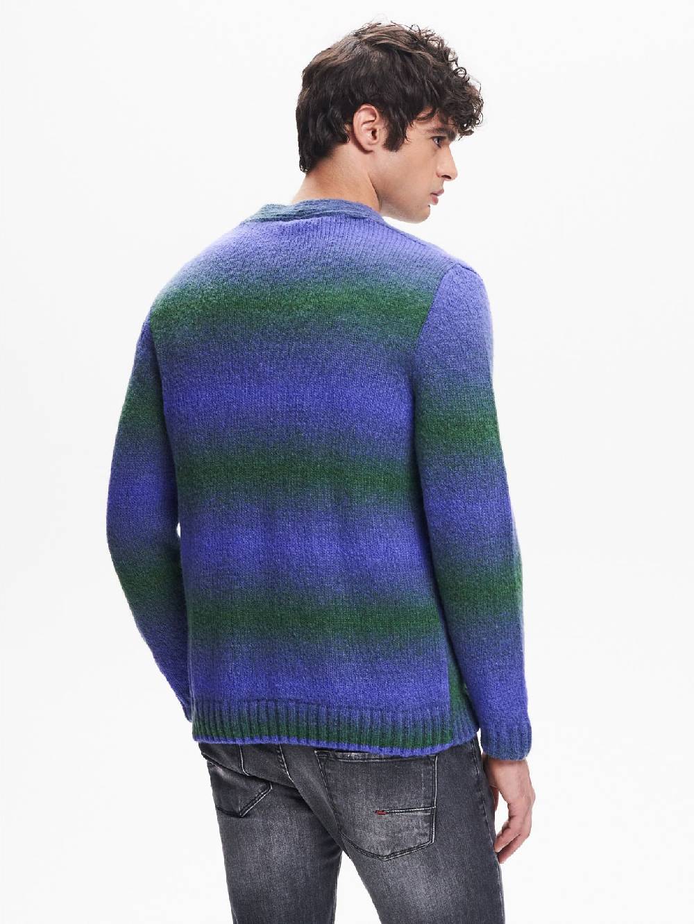 Rinascimento Cardigan Uomo effetto Degradè Verde QB24 Convenienza