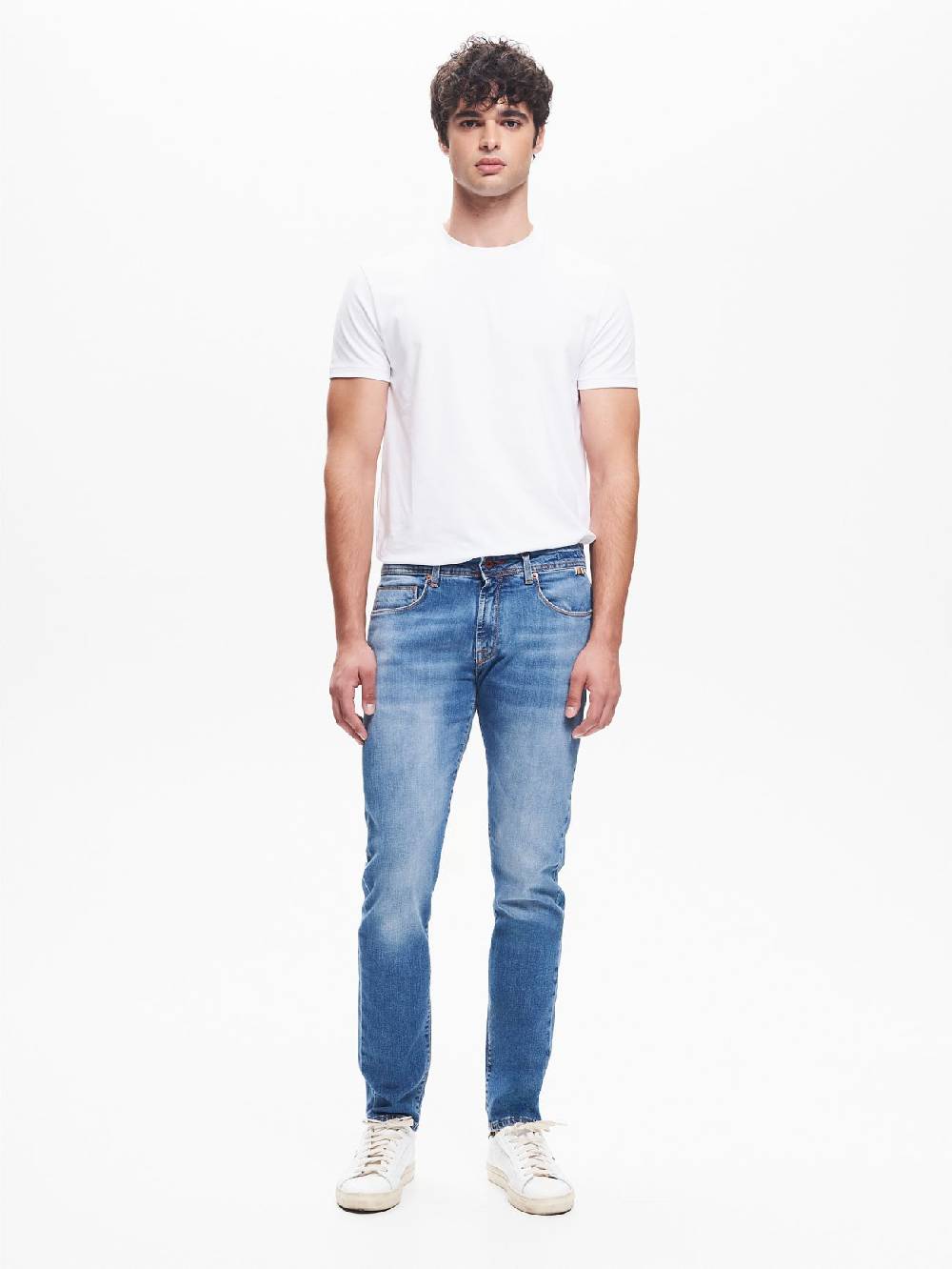 Rinascimento Jeans Slim-Fit Uomo Blu QB24 Sconto