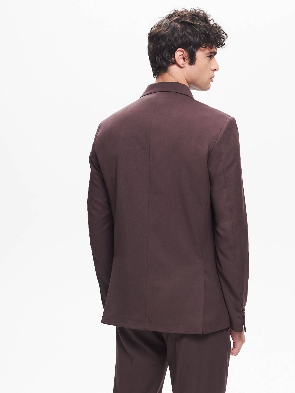 Rinascimento Giacca Doppiopetto Uomo Poliviscosa Moro QB24 Vendite Flash
