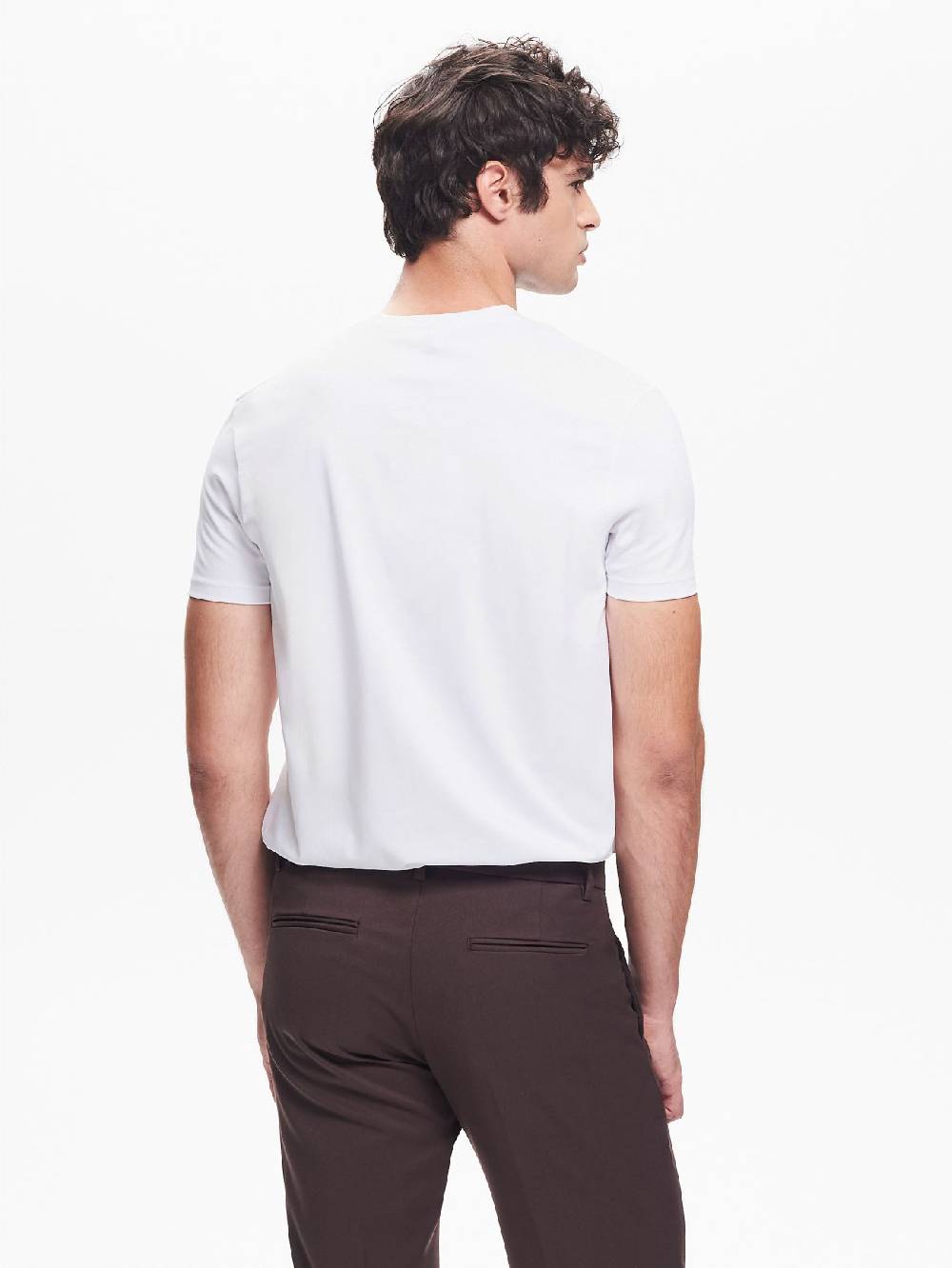 Rinascimento T-shirt Girocollo Uomo Bianco QB24 In Saldo