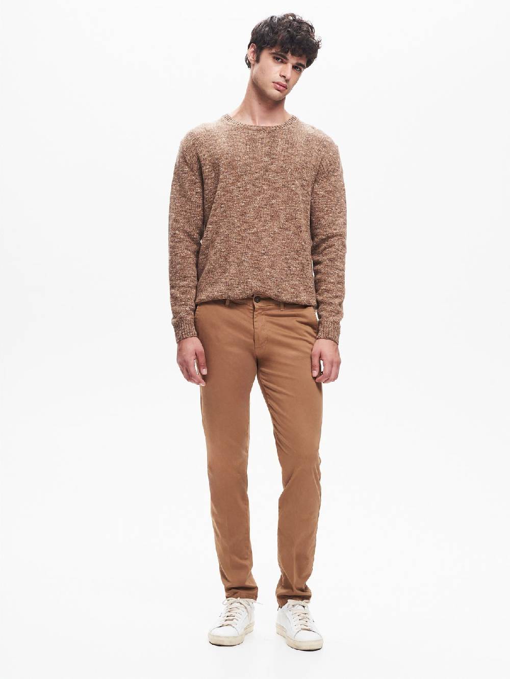 Rinascimento Pantaloni Uomo Chinos Basic Cammello QB24 2025
