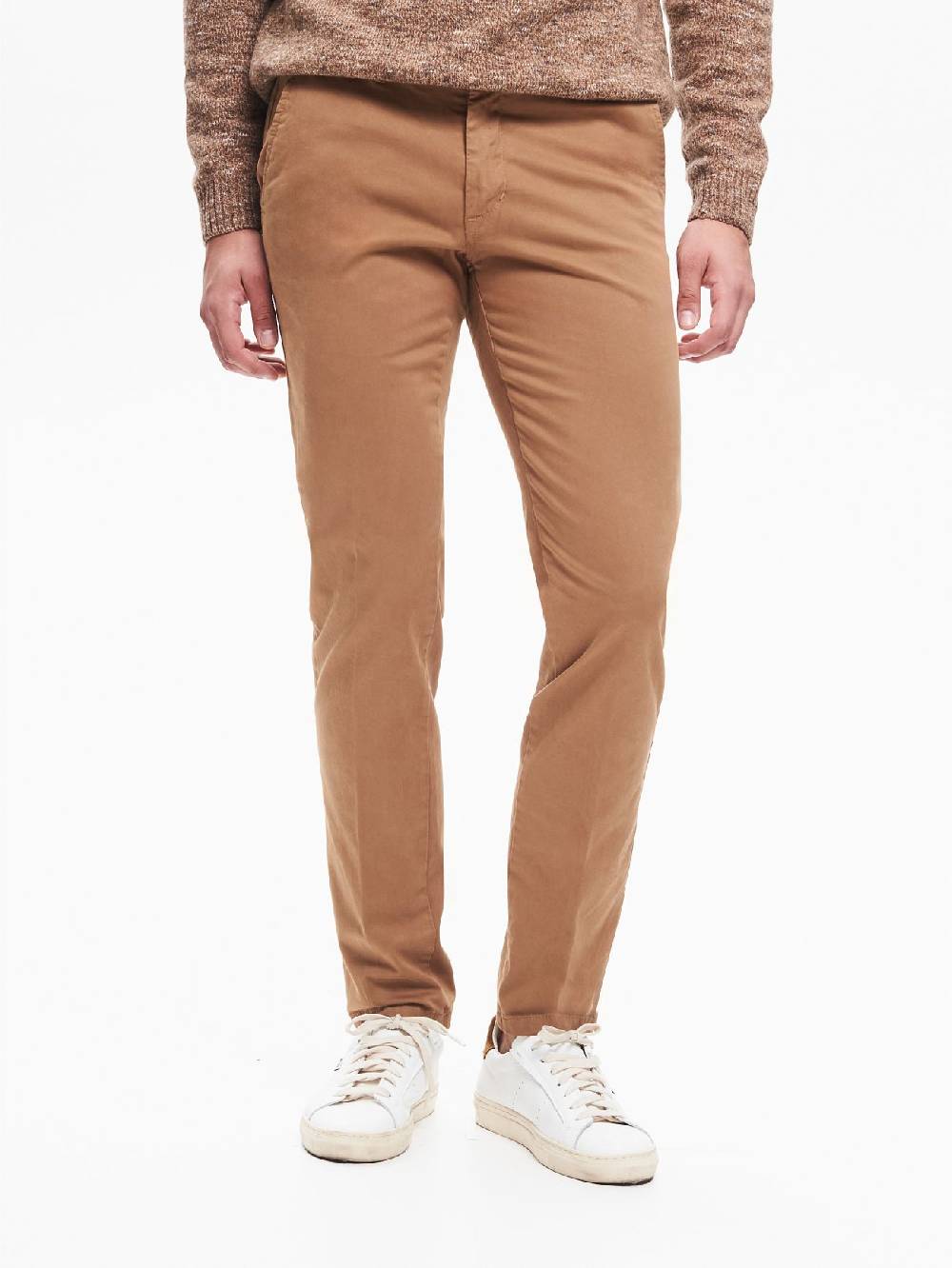 Rinascimento Pantaloni Uomo Chinos Basic Cammello QB24 2025