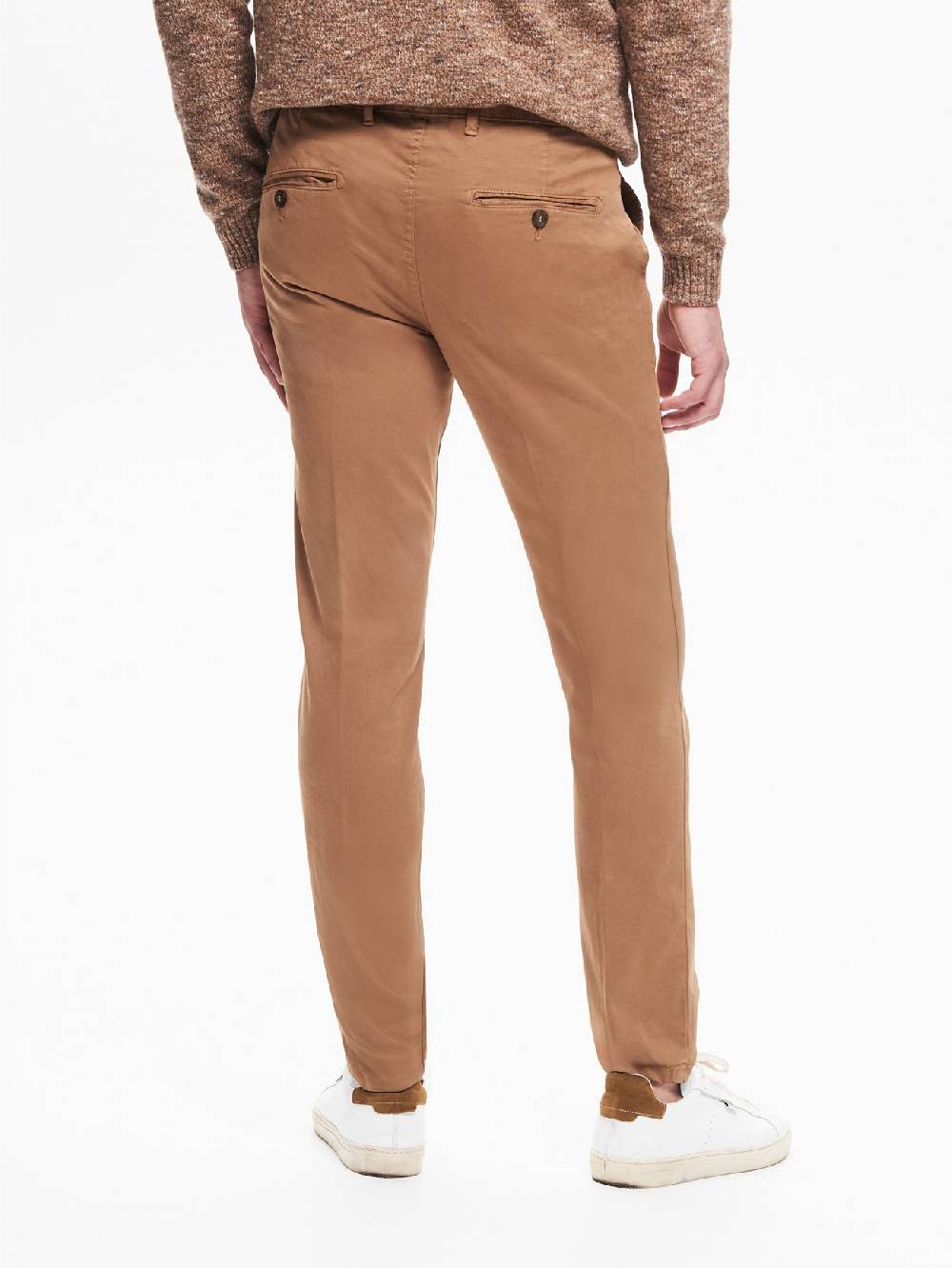 Rinascimento Pantaloni Uomo Chinos Basic Cammello QB24 2025