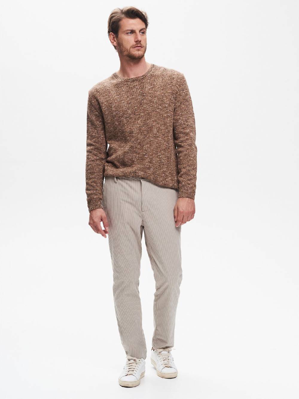 Rinascimento Pantaloni in Velluto Uomo Costa Francese QB24 2025