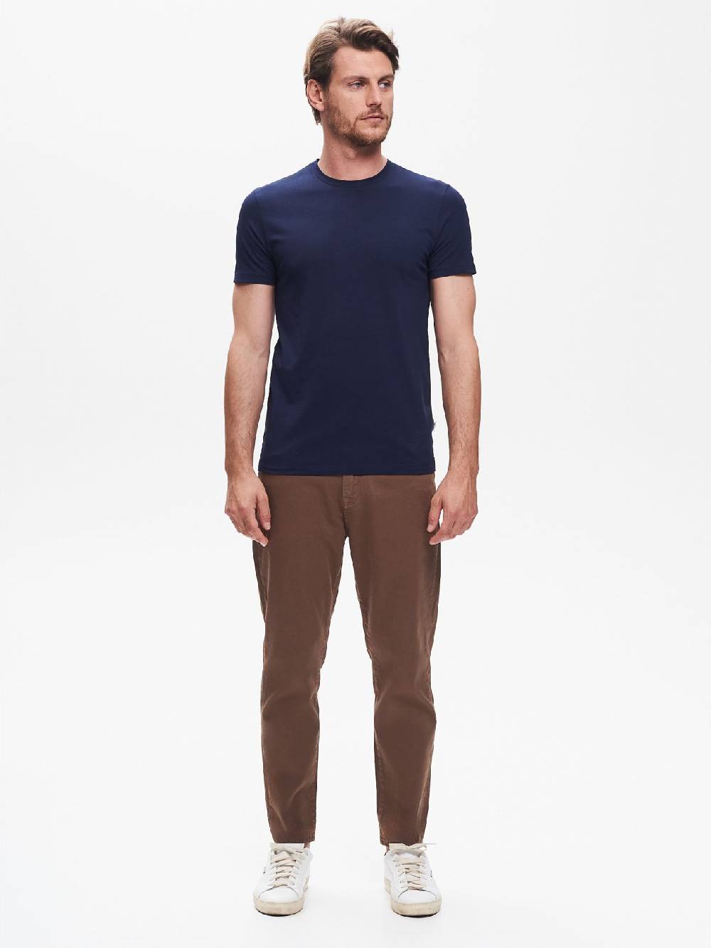 Rinascimento T-shirt Girocollo Uomo Blu QB24 Nuovo