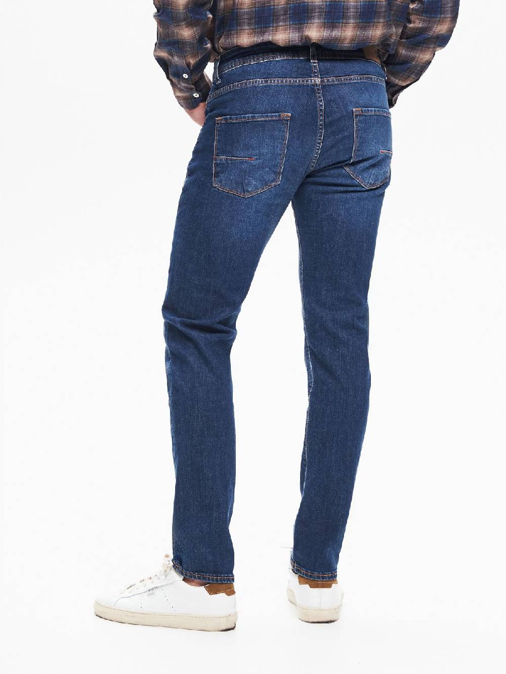 Rinascimento Jeans Slim-Fit Uomo Basic Blu QB24 Vendita