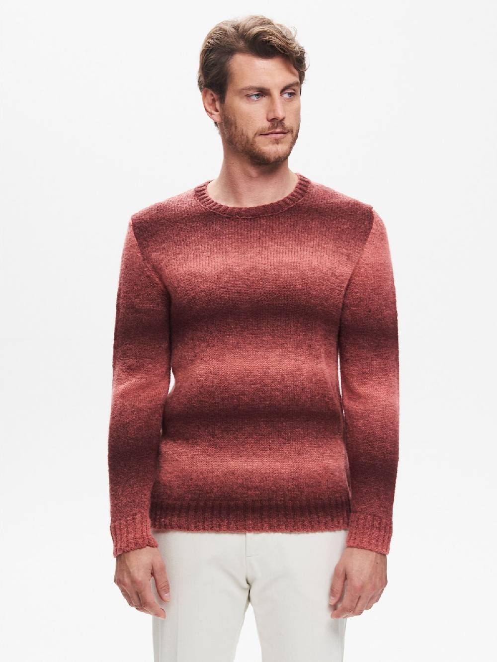 Rinascimento Maglia Girocollo Uomo effetto Degradè QB24 Promozione