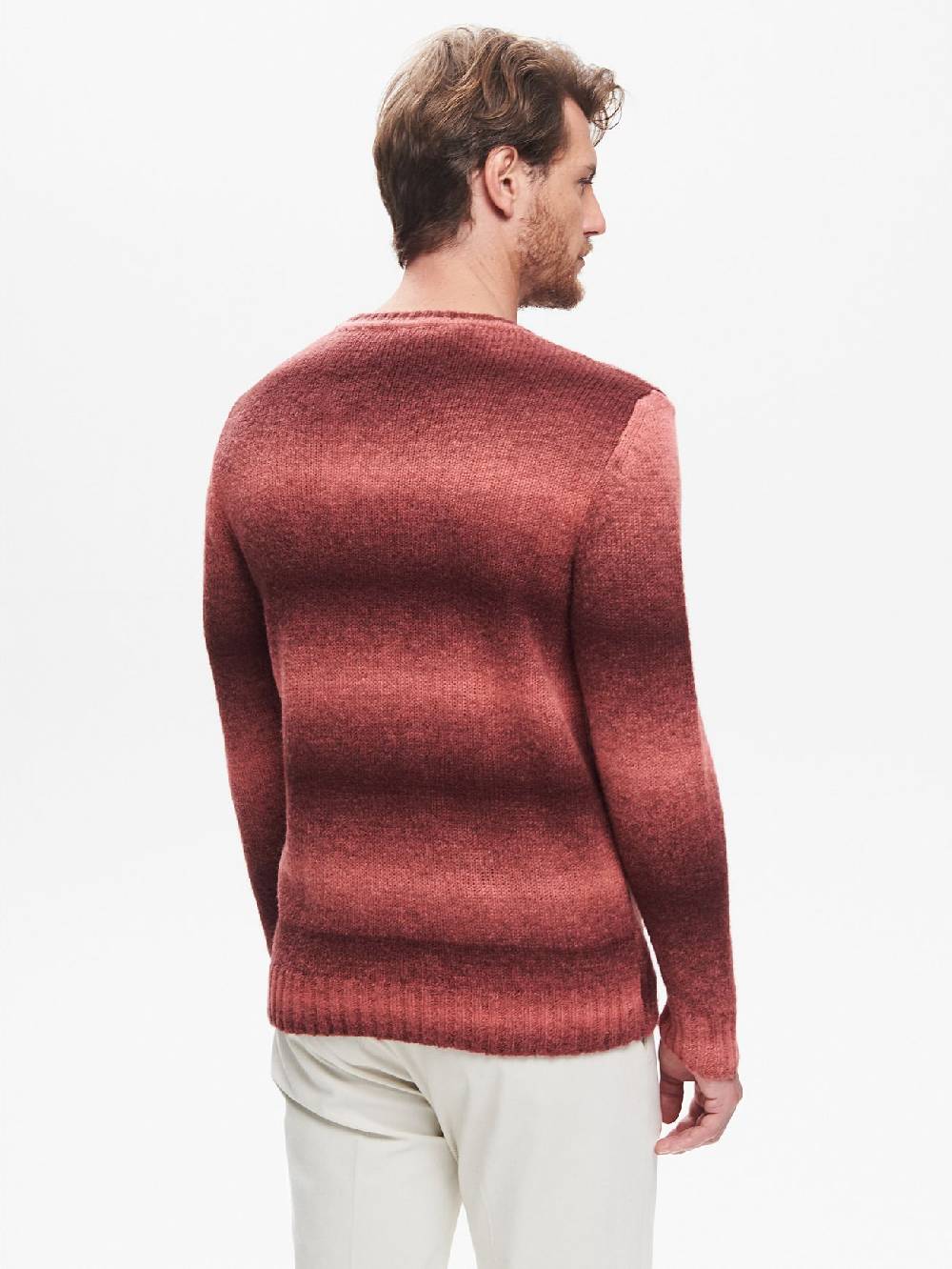 Rinascimento Maglia Girocollo Uomo effetto Degradè QB24 Promozione