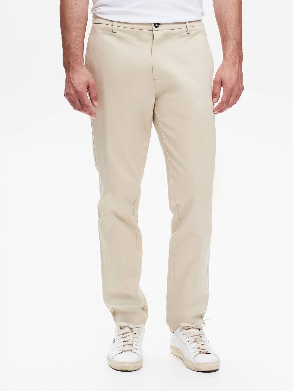 Rinascimento Pantaloni Regular-Fit Uomo in Gabardina QB24 Spedizione Gratuita