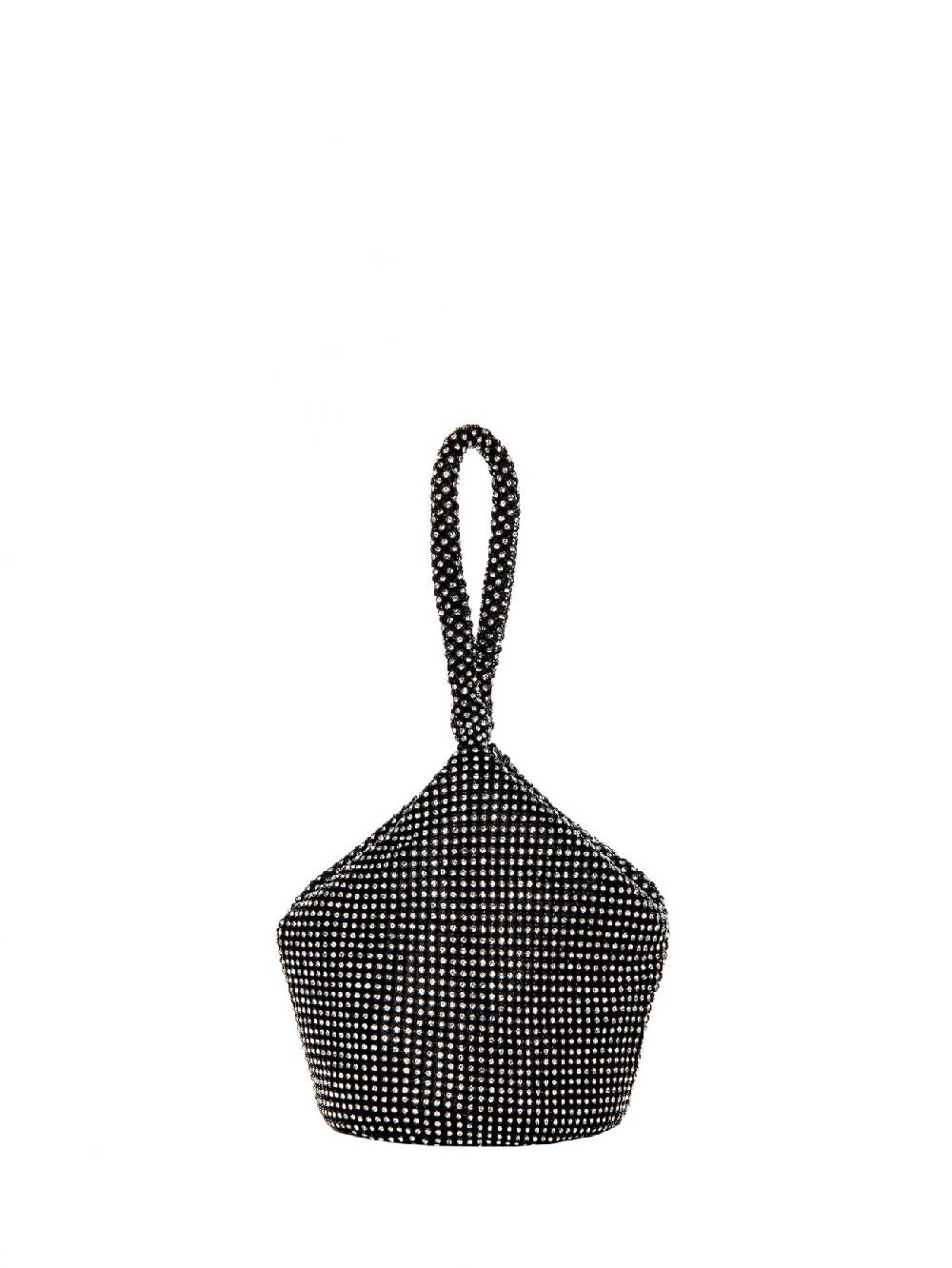 Rinascimento Pochette Morbida Strass Saldi Di Fabbrica
