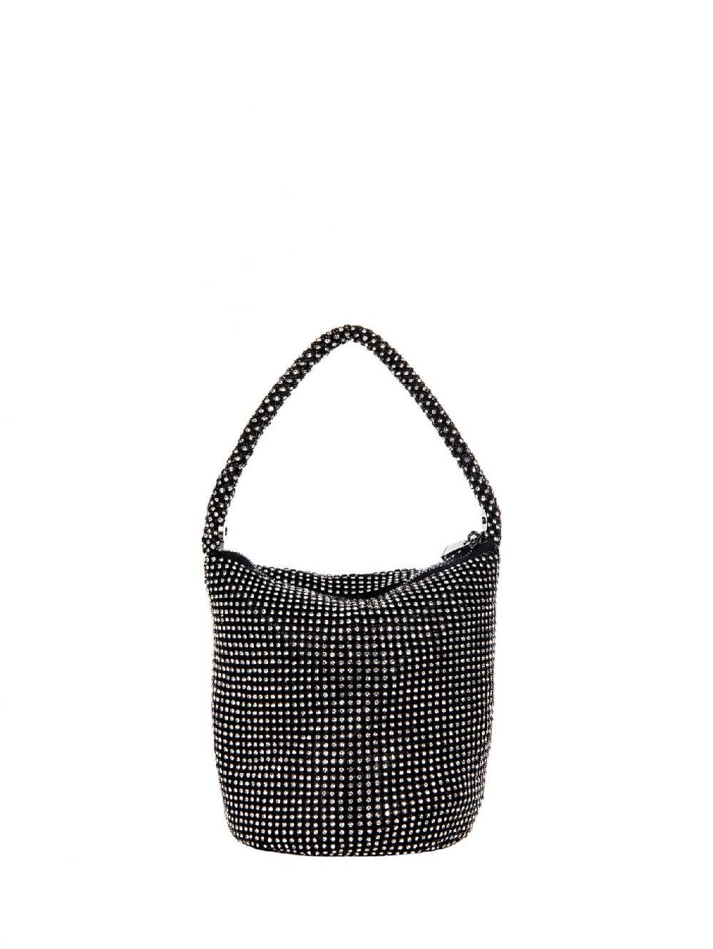 Rinascimento Pochette Morbida Strass Saldi Di Fabbrica