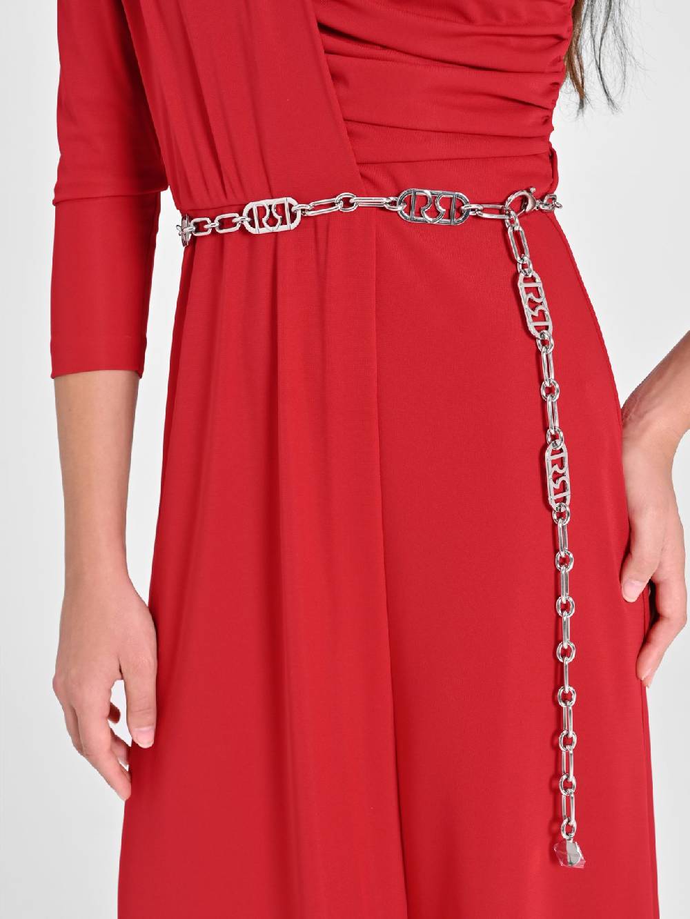 Rinascimento Cintura Monogram Chain Argento Vendite Flash