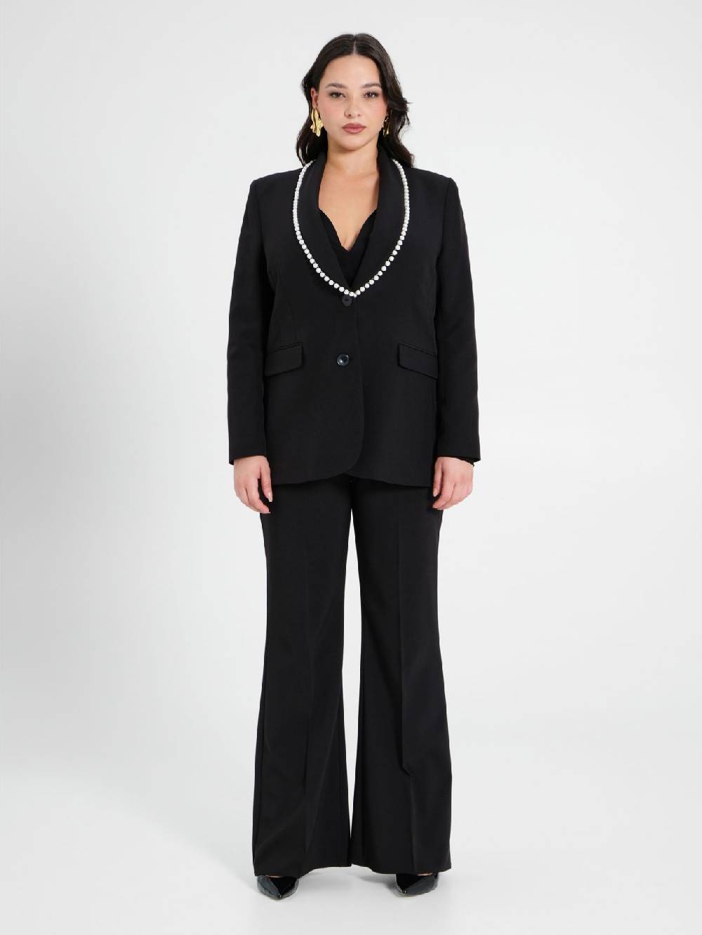 Rinascimento Giacca Curvy Perle Saldi Di Fabbrica