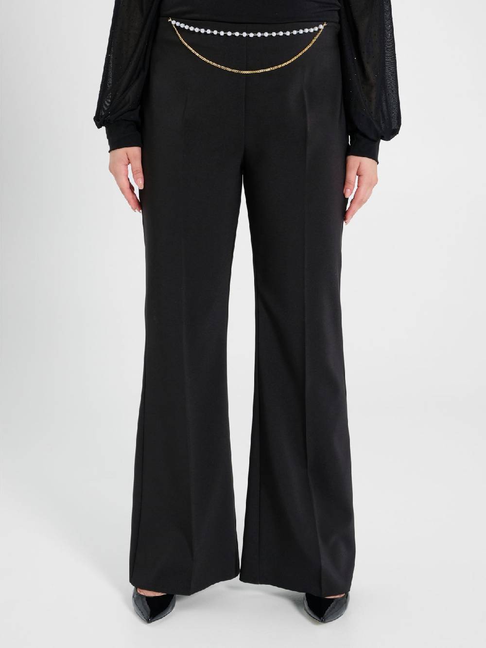 Rinascimento Pantaloni Flared Curvy con Perle I Più Venduti