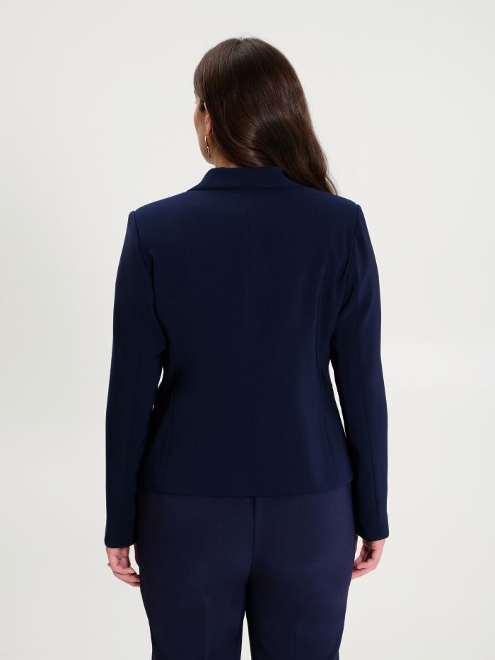 Rinascimento Giacca Curvy Monobottone Blu Navy 2025