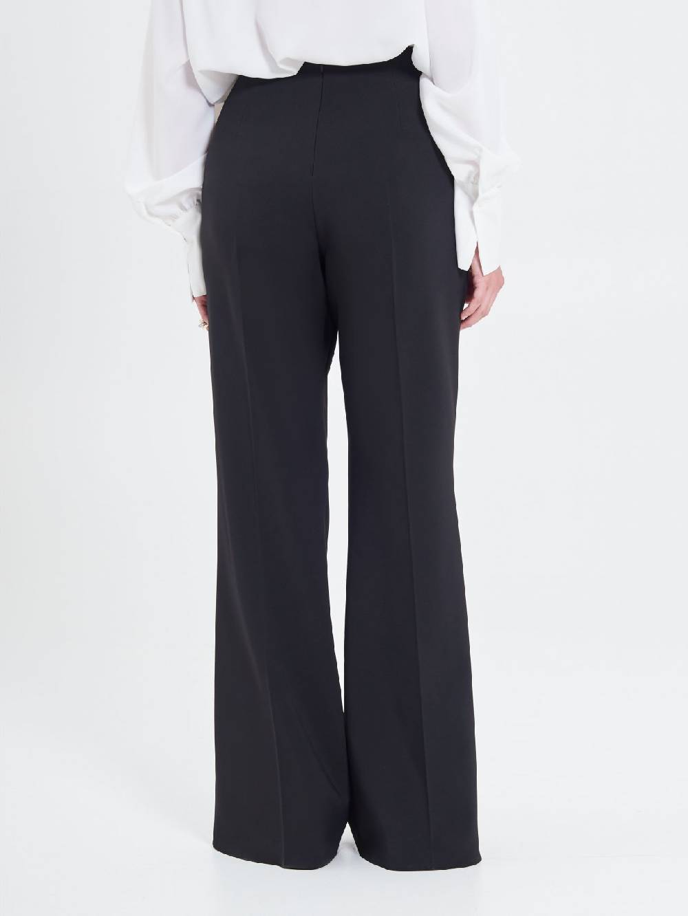 Rinascimento Pantaloni Curvy Fibbia Geometrica Pezzi Unici