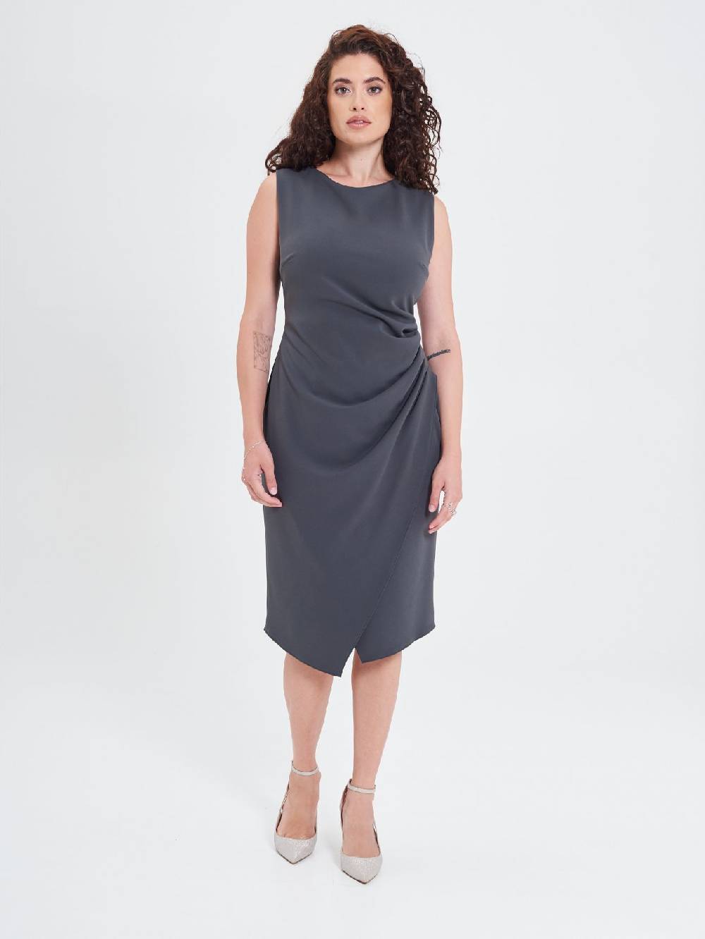 Rinascimento Tubino Curvy Drappeggiato Fino Al -60%