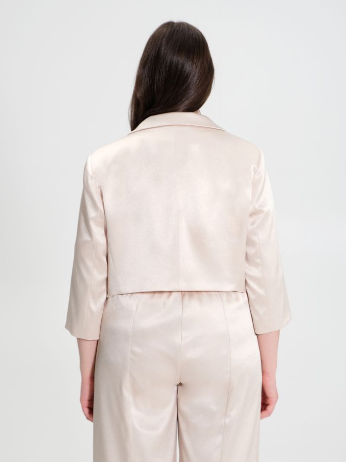 Rinascimento Giacca Curvy in Envers Satin Prezzo Ridotto