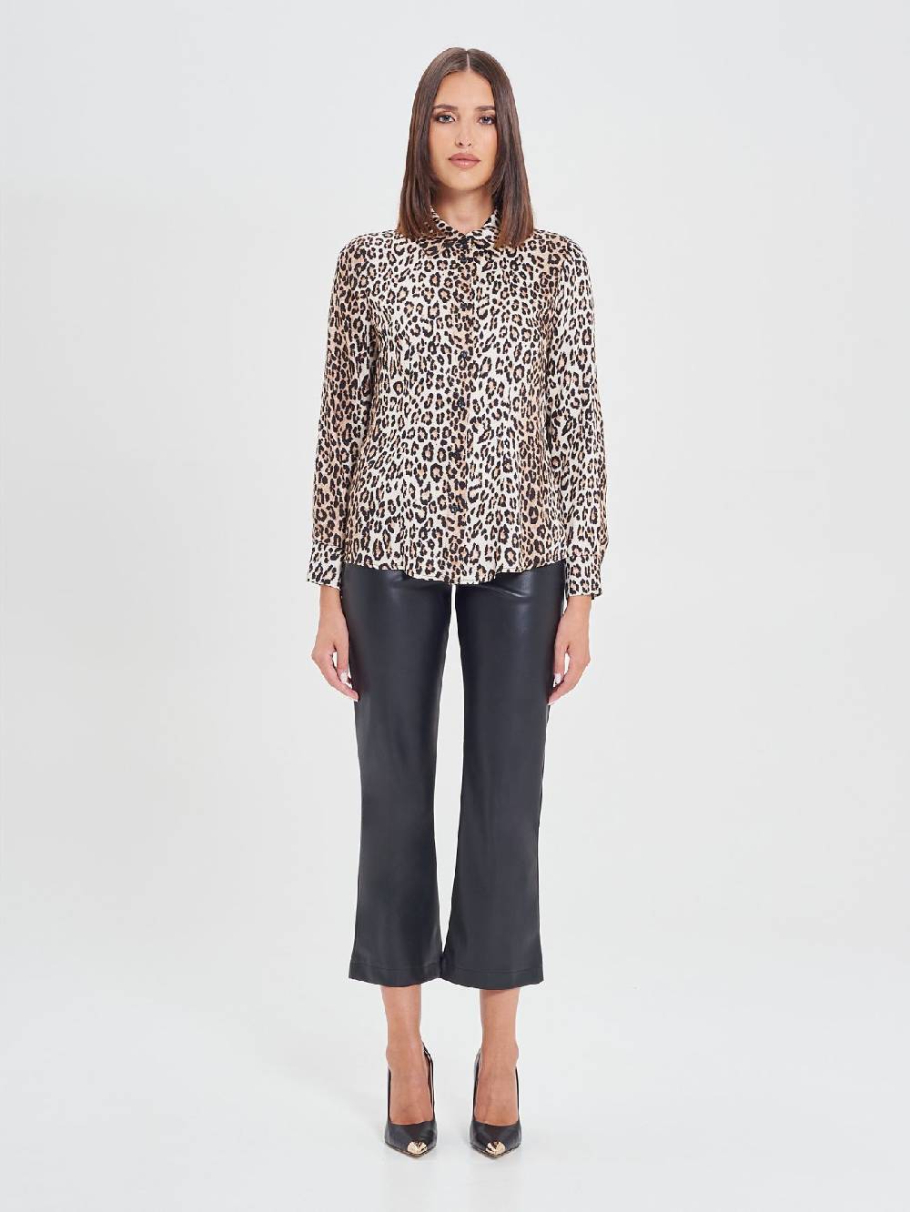 Rinascimento Camicia in Viscosa Animalier Offerte