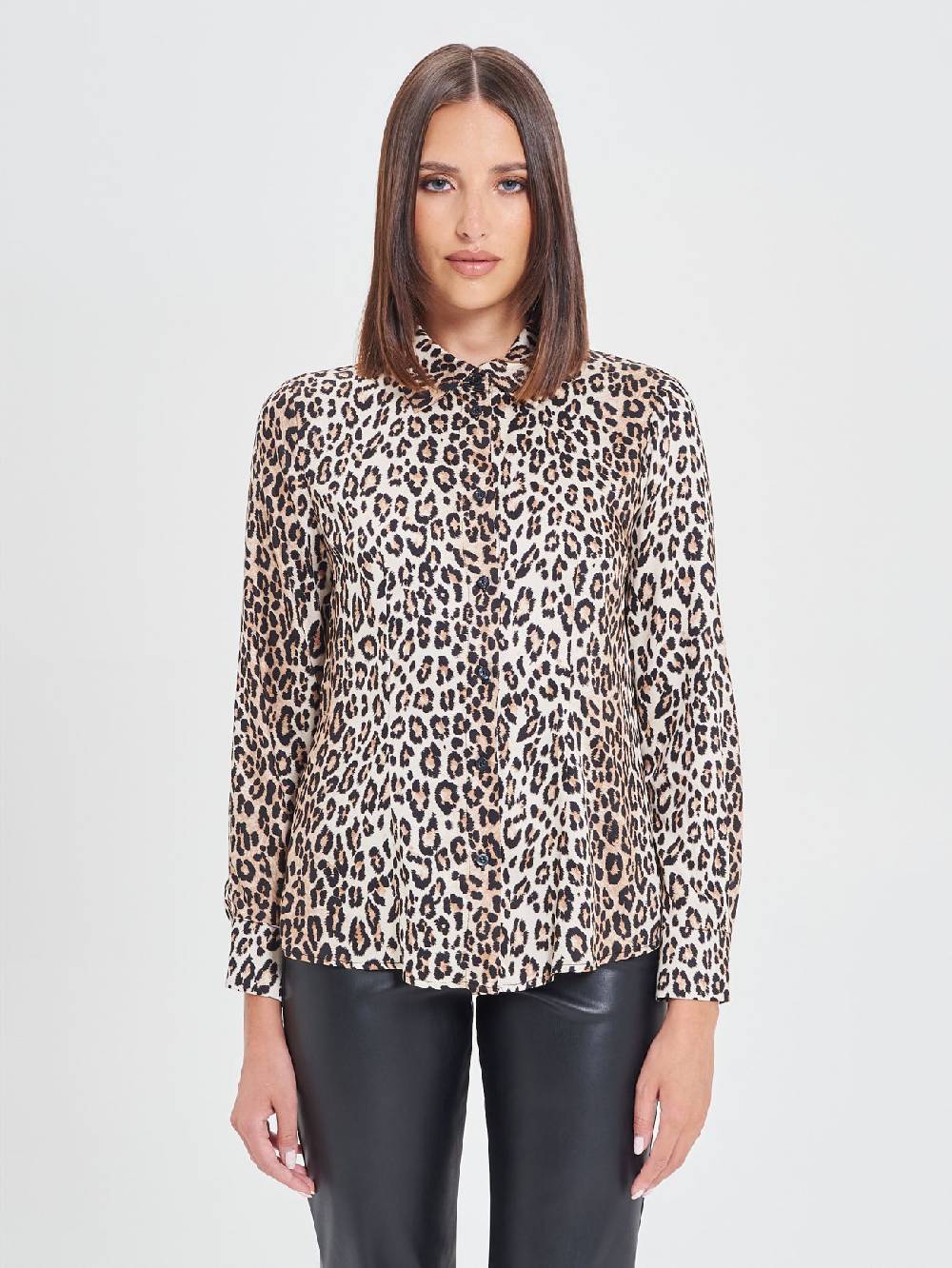 Rinascimento Camicia in Viscosa Animalier Offerte