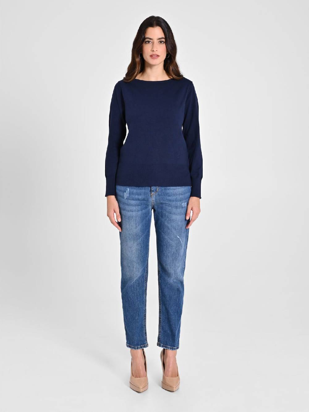 Rinascimento Maglioncino Blu Navy Ecotec® Vendita