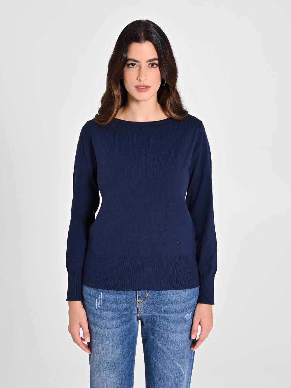 Rinascimento Maglioncino Blu Navy Ecotec® Vendita