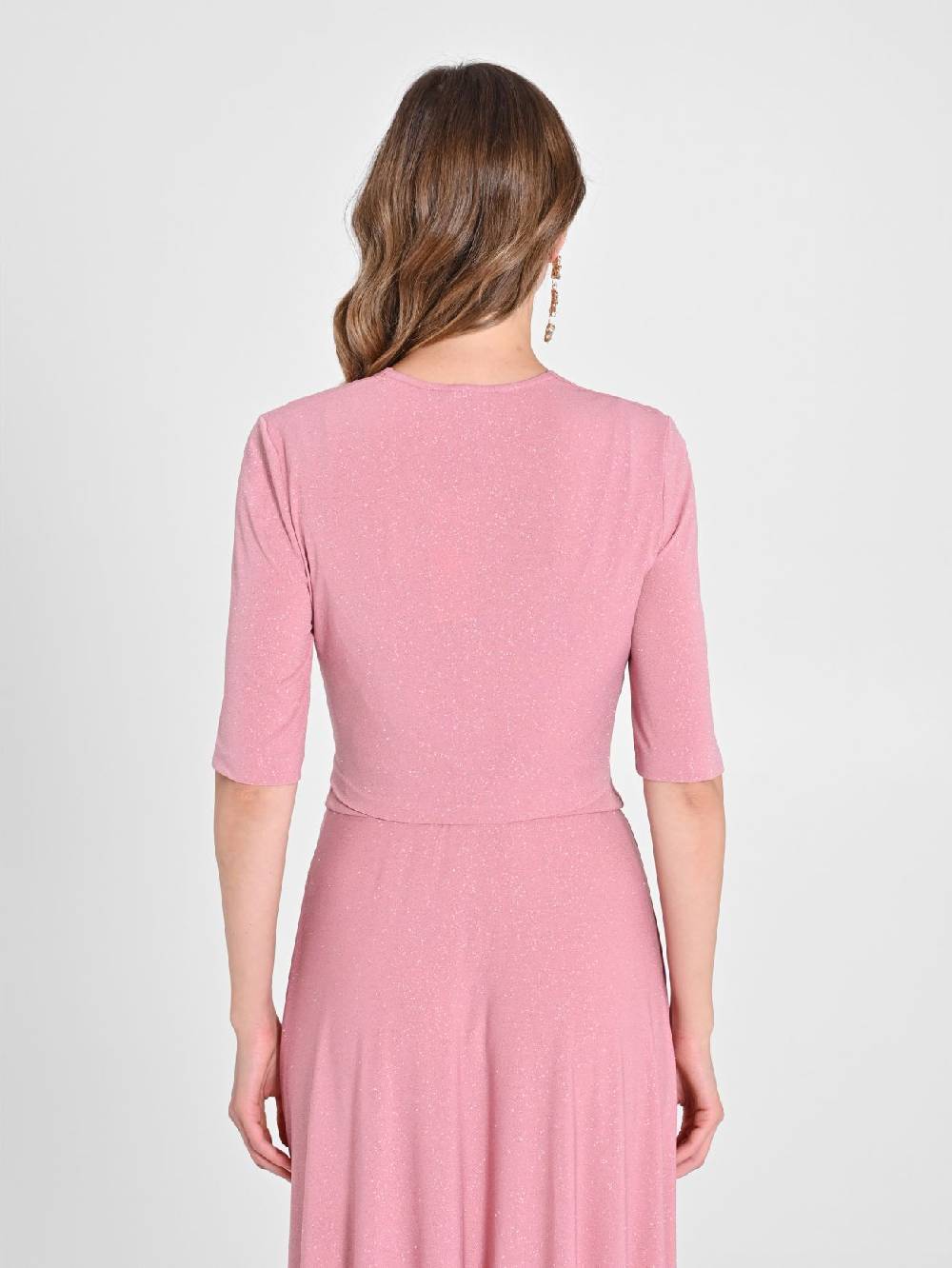 Rinascimento Coprispalle Microglitter Rosa Negozi Online