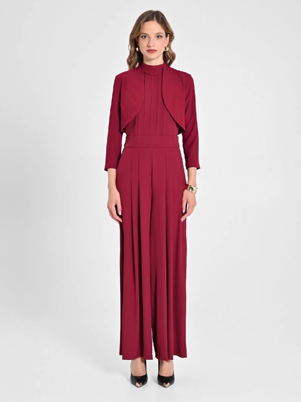 Rinascimento Coprispalle in Cady Bordeaux Fino Al -60%