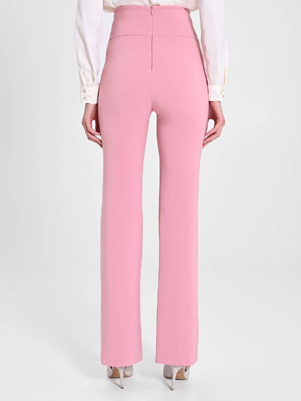Rinascimento Pantaloni Flared Rosa Antico Presa