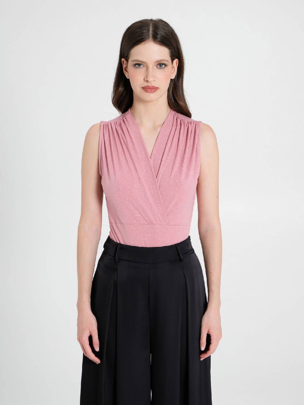 Rinascimento Top Body Microglitter Rosa Sconto