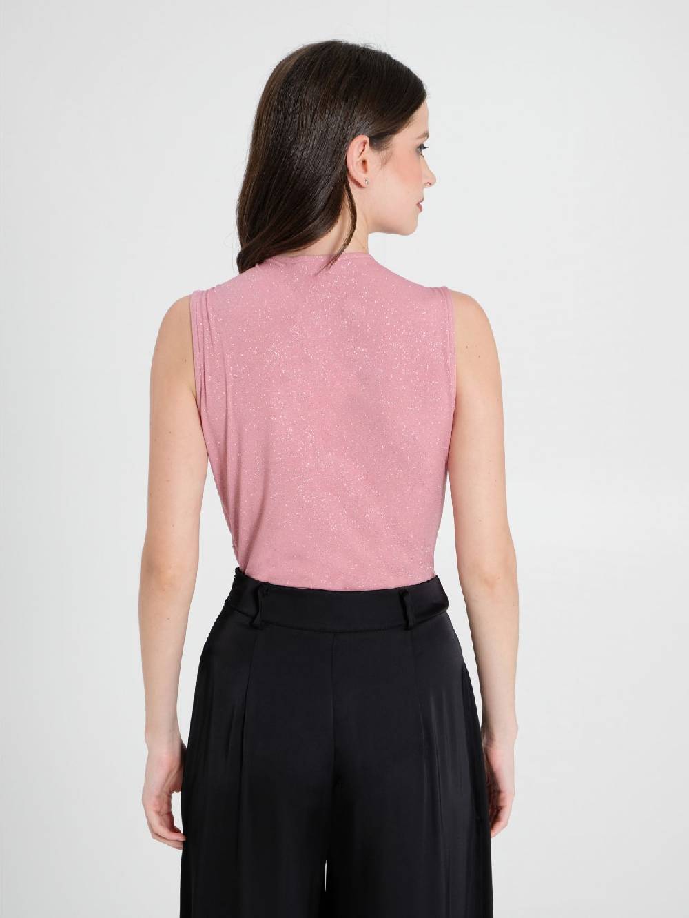 Rinascimento Top Body Microglitter Rosa Sconto