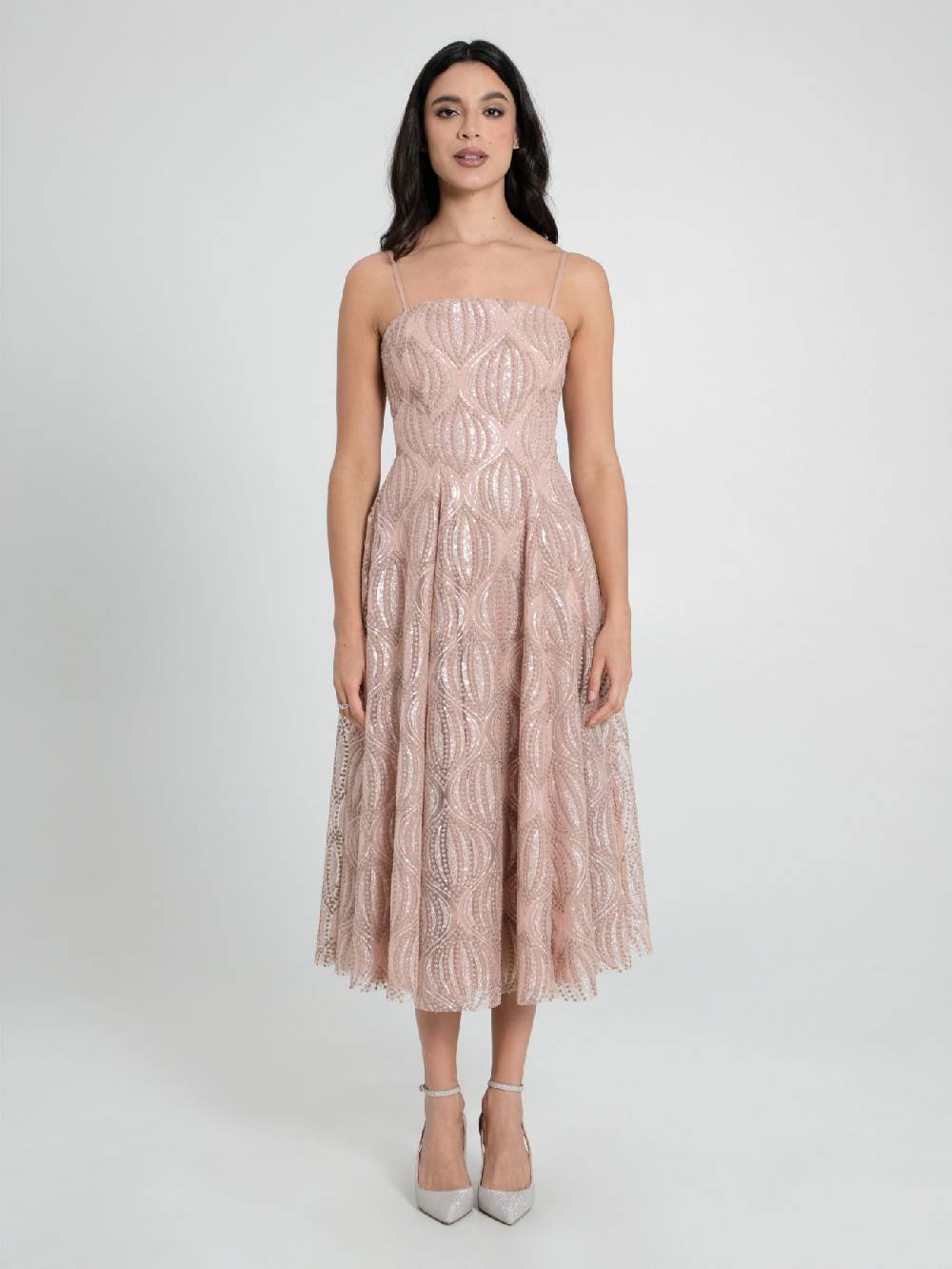 Rinascimento Abito Tulle Glitter Rosa Offerte