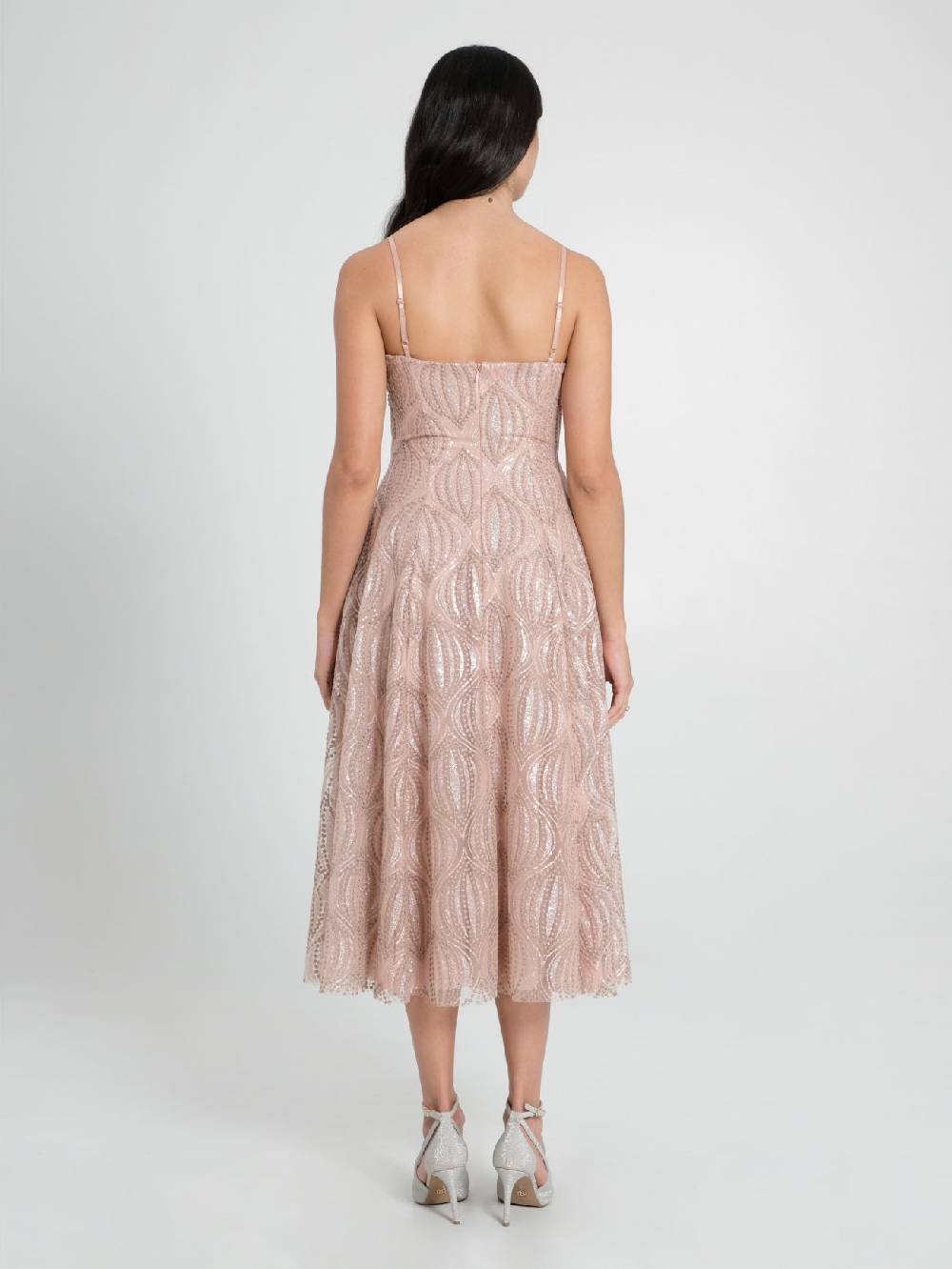 Rinascimento Abito Tulle Glitter Rosa Offerte
