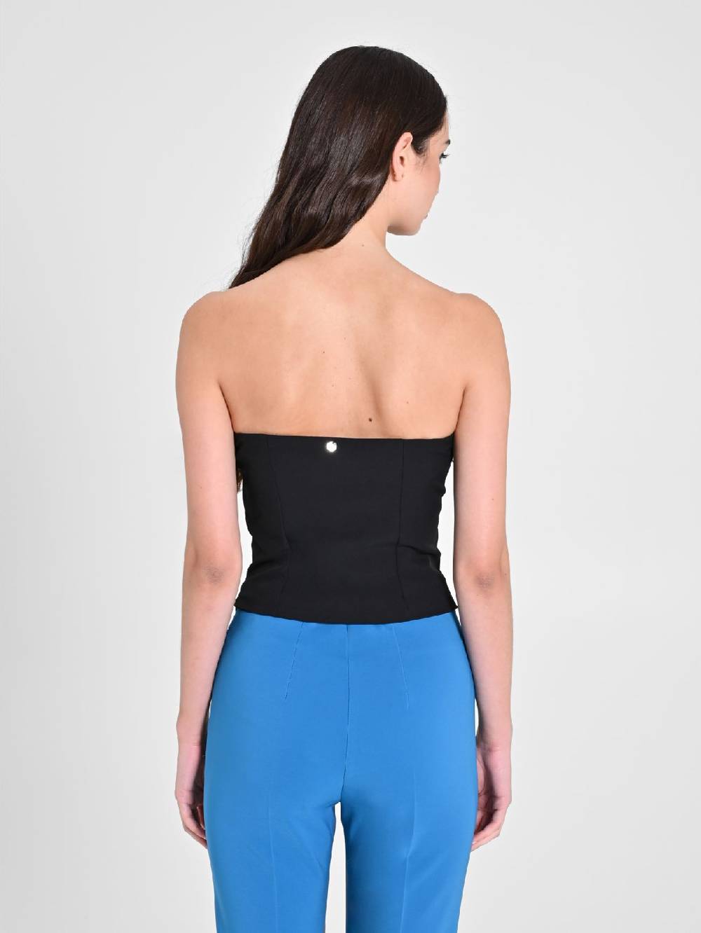 Rinascimento Top Rouches Tulle Nuovo