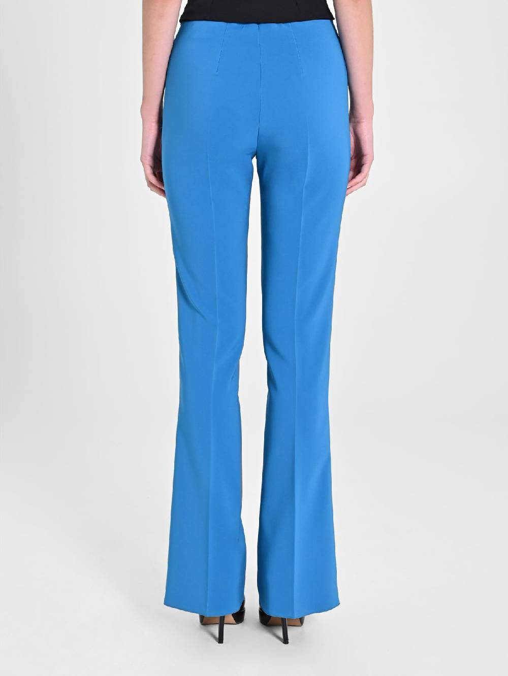 Rinascimento Pantalone Flared Blu Oceano Vendita